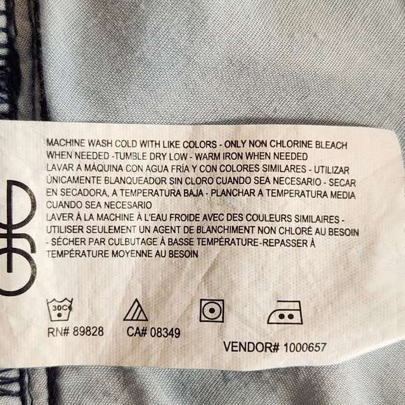 Gloria Vanderbilt Womens Amanda Jeans Plus Size 22W Petites Dark Wash Stretch - Picture 6 of 9